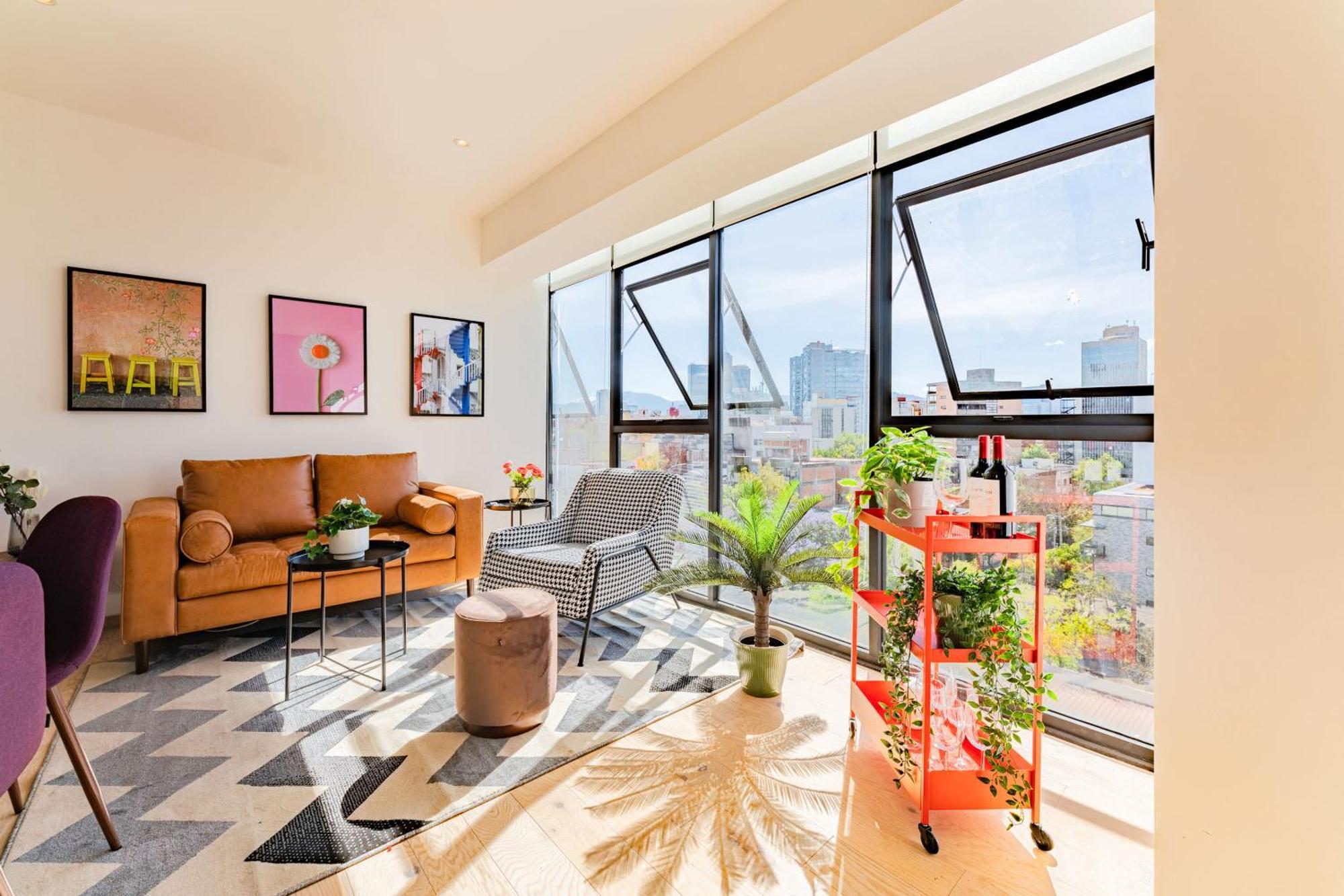 New La Roma Penthouse 100m2 Terrace Pool And Gym Holiday home Mexico City