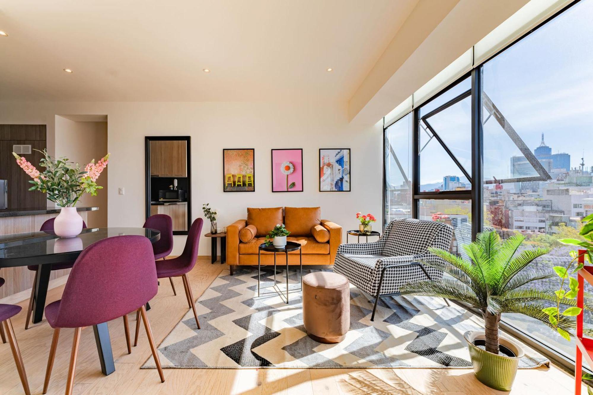 Holiday home New La Roma Penthouse 100m2 Terrace Pool And Gym Mexico City