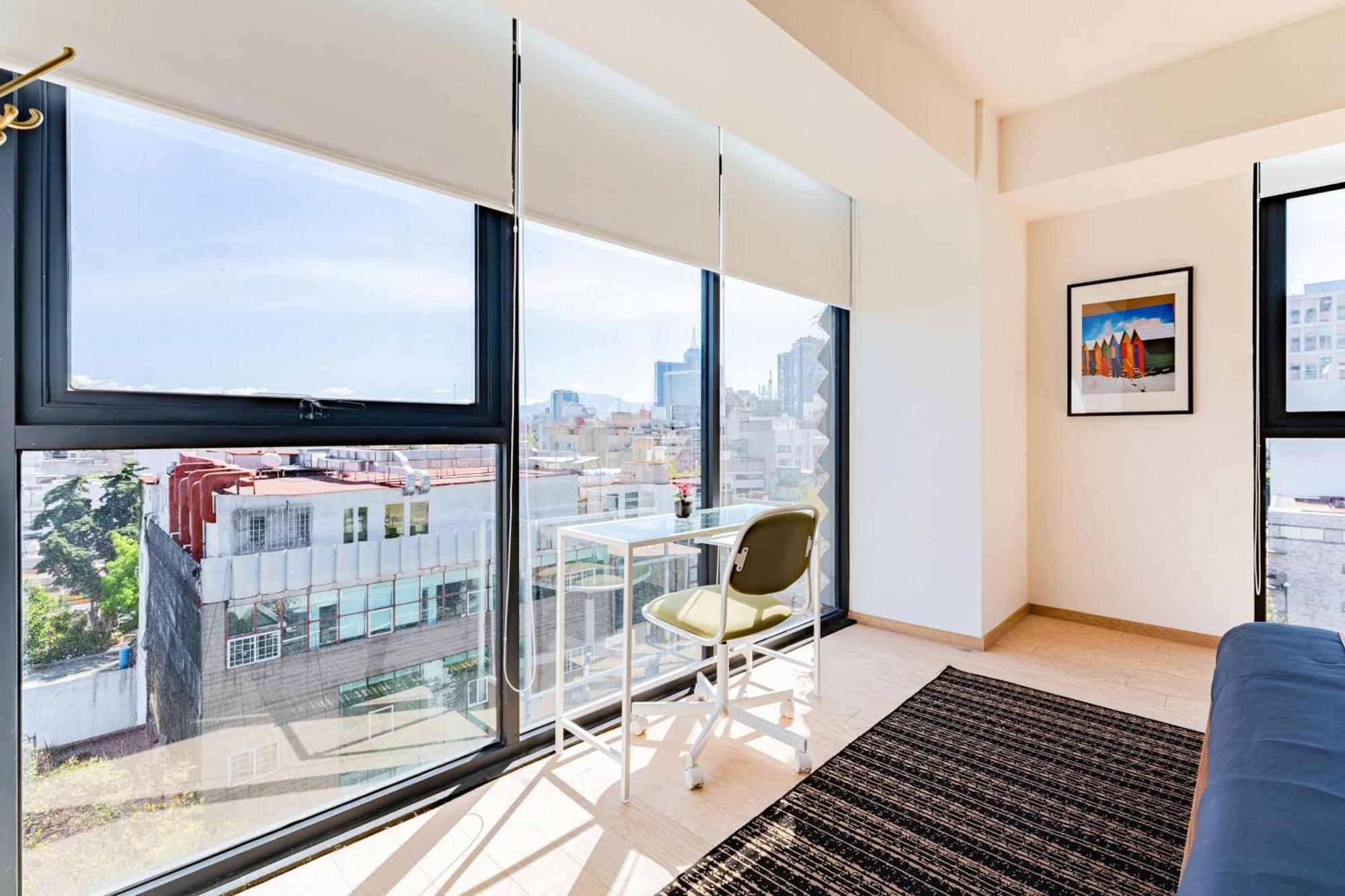 New La Roma Penthouse 100m2 Terrace Pool And Gym Mexico City