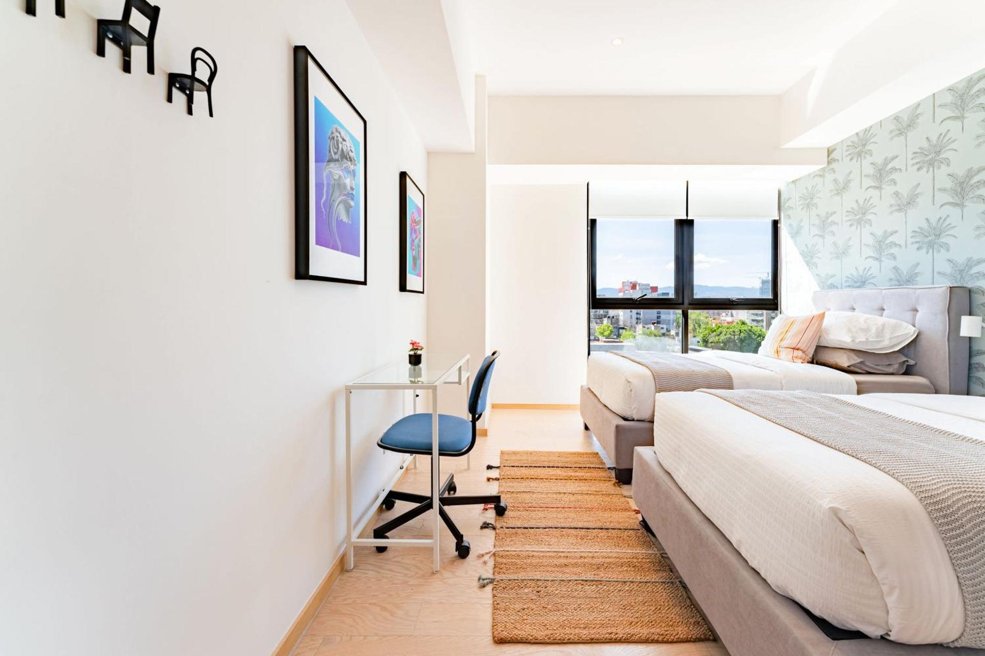 New La Roma Penthouse 100m2 Terrace Pool And Gym * Mexico City